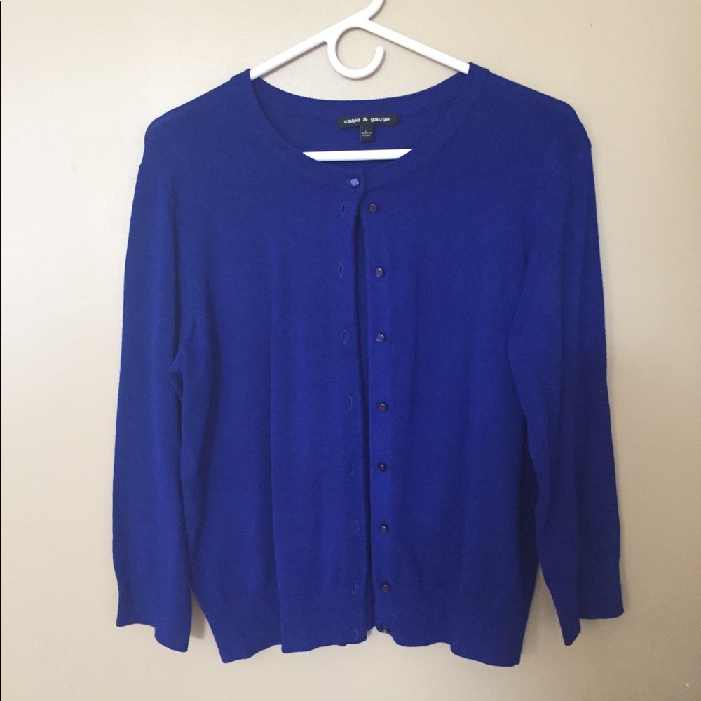 Cable & Gauge Cardigan Sweater